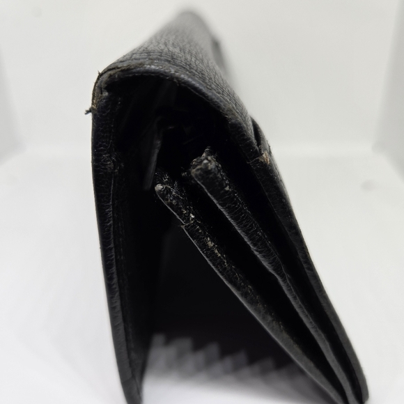 Gucci G Leather long Bifold wallet Black - Picture 9 of 9